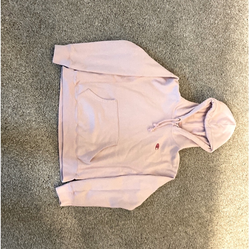 Champion hoodie, baby pink, woman’s
